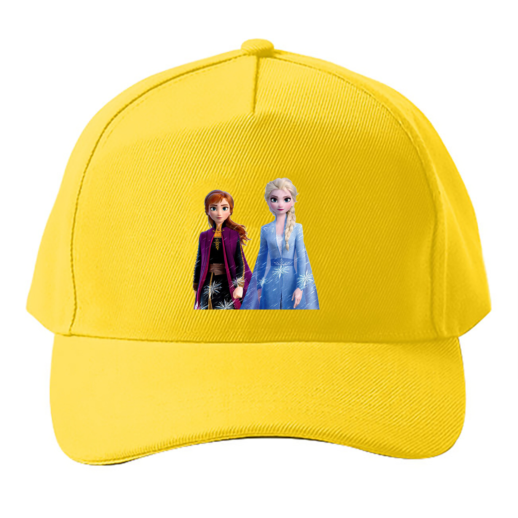 （画像用） アナと雪の女王 アンナ エルサ Frozen Anna Elsa ベースボールキャップ 綿100％ 男女兼用 帽子 スポーツ